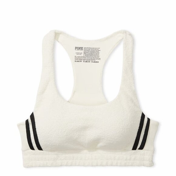 PINK Reverse Cream Fleece Lounge Set Bra + Joggers Z XXL NWT - Picture 12 of 15